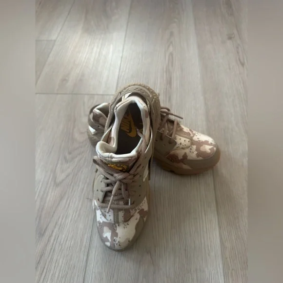 Nike Air Huarache Run Desert Ore  Men’s Camouflage Sneakers 👟 - Picture 14 of 14